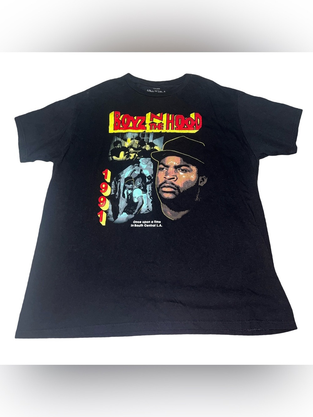 Boyz N The Hood Men's Officially Licensed Ice Cube Graphic Tee T-Shirt XL